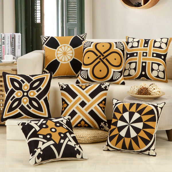 Sofa Cushion Cover Backrest Pillow Soft Decorative Home Support