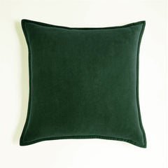 Dark Grey Velvet Throw Pillow Cover With Insert 20x20