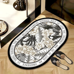 Luxury Bathroom Mat Absorbent Non Slip Wear Resistant