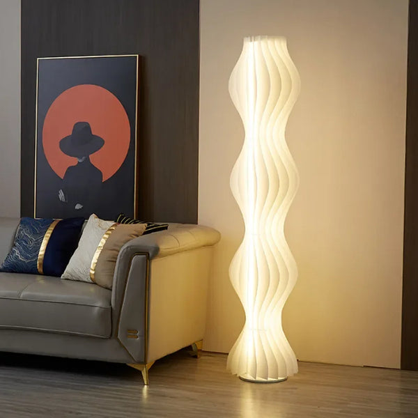Modern Nordic Grass Skirt LED Floor Lamp Bedroom Living
