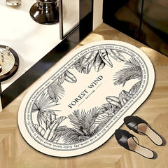 Luxury Bathroom Mat Absorbent Non Slip Wear Resistant