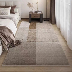 Japanese Style Cashmere Carpet Soft Washable Living Room Bedroom Mat