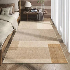 Japanese Style Cashmere Carpet Soft Washable Living Room Bedroom Mat