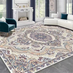 Persian Style Carpet Large Washable Living Room Bedroom
