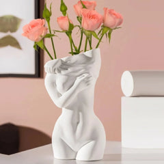 Female Body Vase Feminine Form Creative Bohemian Flower Pot