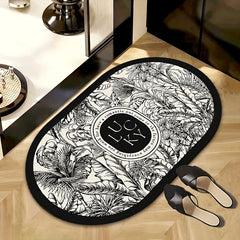 Luxury Bathroom Mat Absorbent Non Slip Wear Resistant