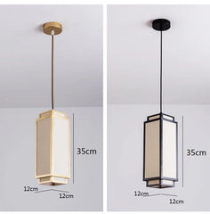 Modern Chinese Pendant Lights Fabric Chandelier Living Room Dining