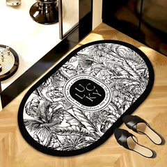 Luxury Bathroom Mat Absorbent Non Slip Wear Resistant