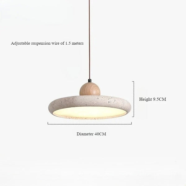 Creative Yellow Cave Stone LED Chandelier Decorative Lighting Fixture