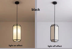 Modern Chinese Pendant Lights Fabric Chandelier Living Room Dining