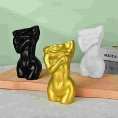 Female Body Vase Feminine Form Creative Bohemian Flower Pot