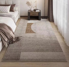 Japanese Style Cashmere Carpet Soft Washable Living Room Bedroom Mat
