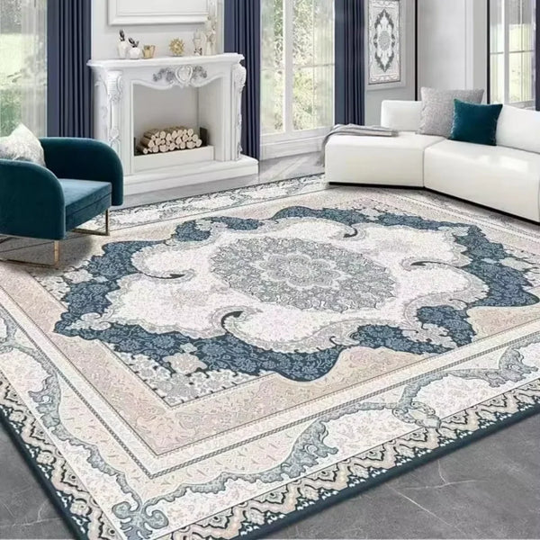 Persian Style Carpet Large Washable Living Room Bedroom