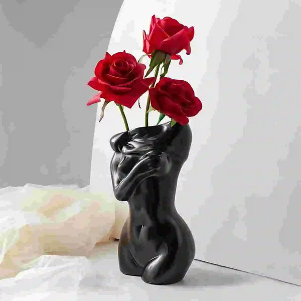 Female Body Vase Feminine Form Creative Bohemian Flower Pot