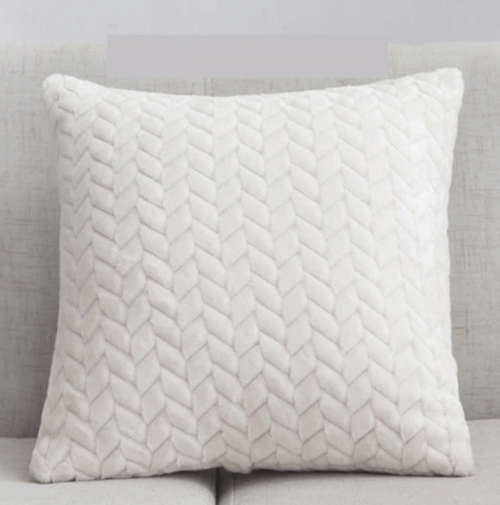 Plush Velour Pillow Case Soft Hypoallergenic Decorative Cushion Cover
