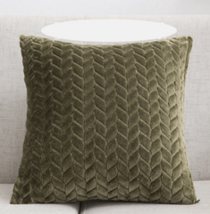 Plush Velour Pillow Case Soft Hypoallergenic Decorative Cushion Cover
