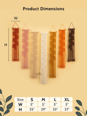 Vela Pink Earth Macrame Wall Hangings