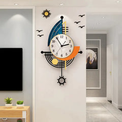 Sailing Wall Clock Decor